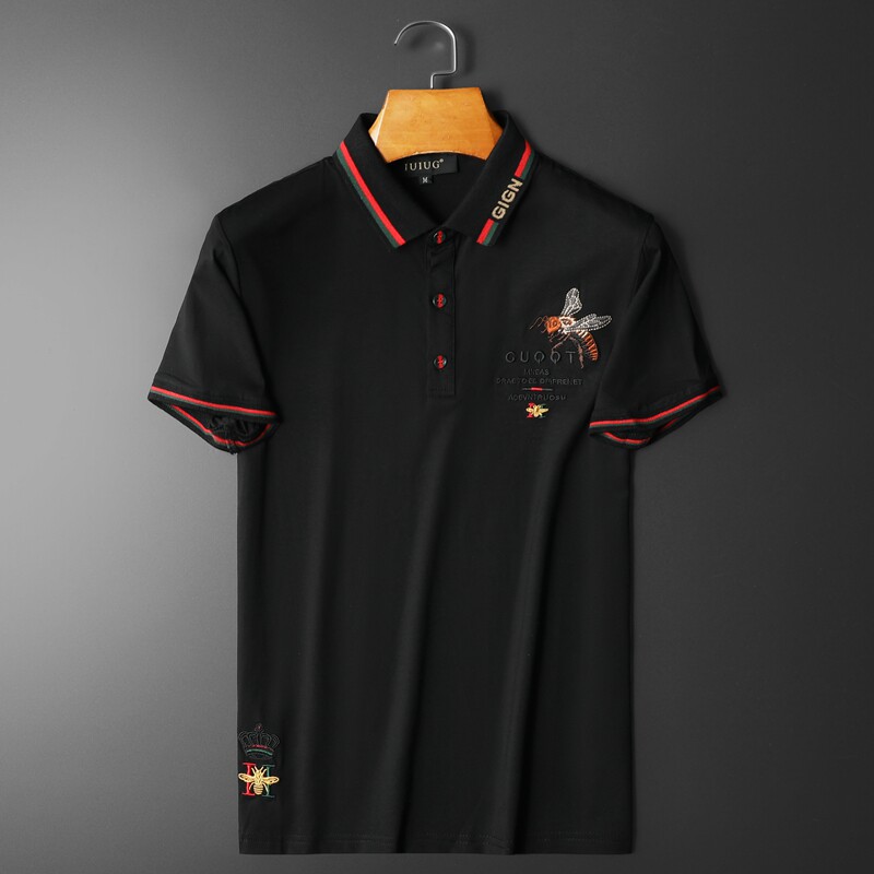 2022欧洲站夏季新款伦古奇潮流丝光短袖t恤男D215-27696-P80,男装Polo衫,电商D320(原D215)