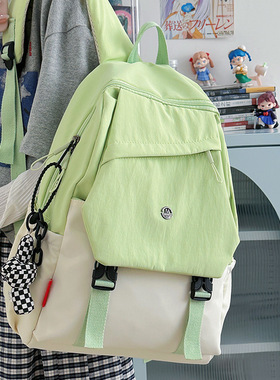 多功能两用双肩包单肩斜挎骑行轻便胸包通勤旅行防水小背包双肩包