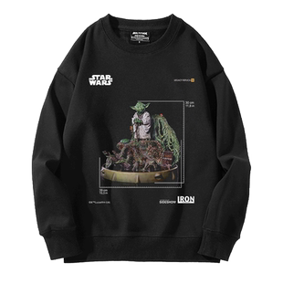 STAR WARS星球大战纪念版卫衣服 星战黑武士原力大师曼达洛人外套