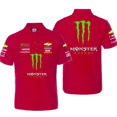 雪佛兰纳斯卡系列赛polo衫F1赛车服Chip Ganassi Racing夏短袖T恤