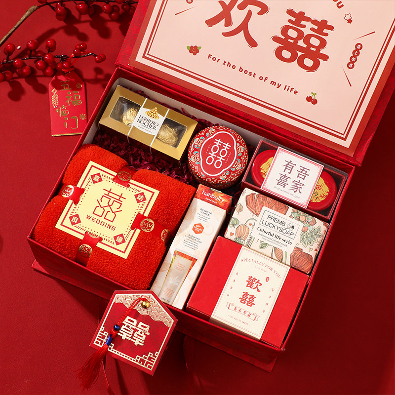 伴手礼女伴娘结婚高档实用婚礼小众高级轻奢宾客回礼中式婚宴礼盒