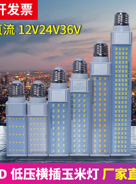 艾瑞嘉LED36V陶瓷厂低压横插灯泡AC12V24V机床工作行灯筏钓汽修灯