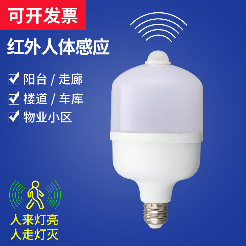 LED智能自动楼道玄关厕所灯泡图片