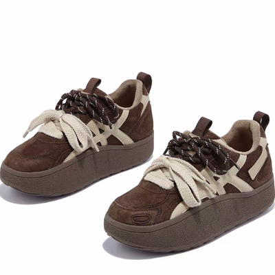 增高4cm~加绒厚底休闲女鞋