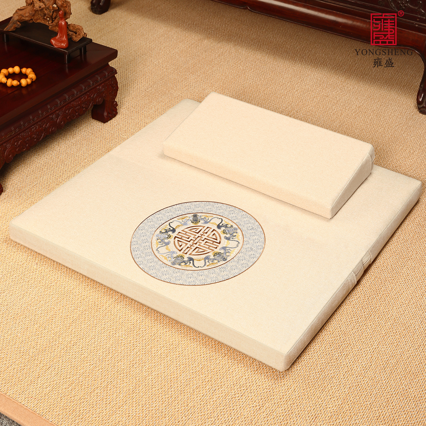 禅修拜佛垫打坐垫可折叠加厚棕垫