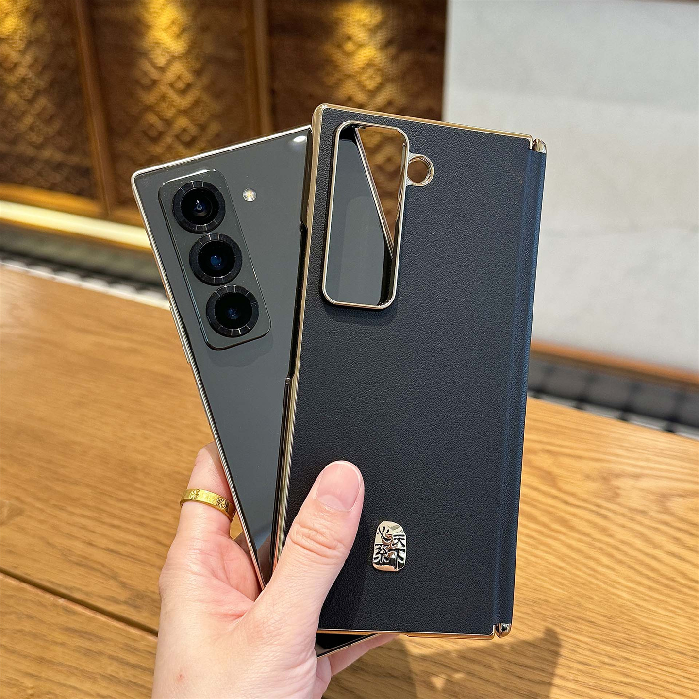 金标心系天下适用三星W25手机壳