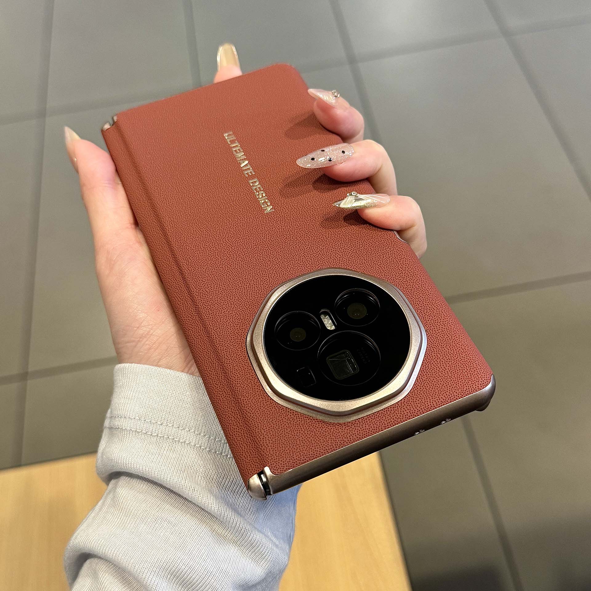 适用于荣耀magicv3手机壳双中轴