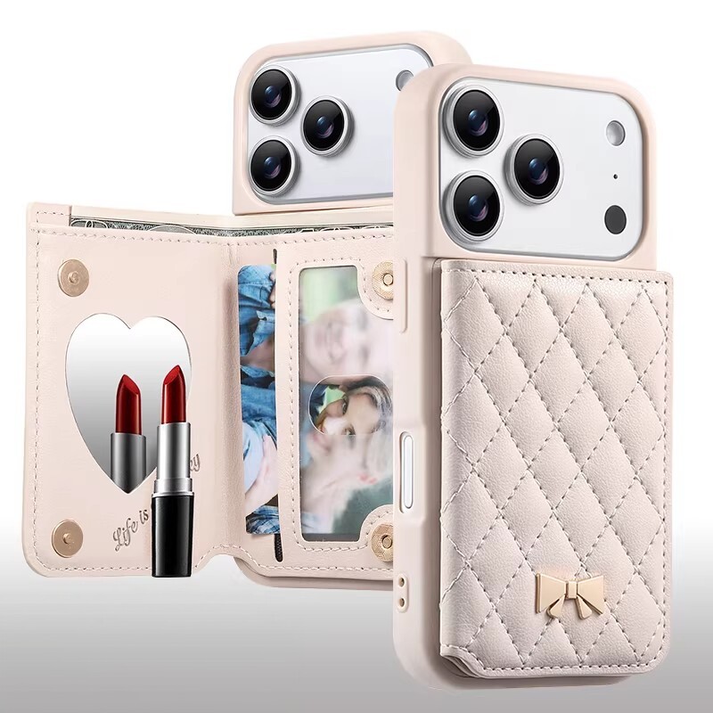 彦熙镜子卡包适用三星Galaxy A56手机壳A54保护套A53