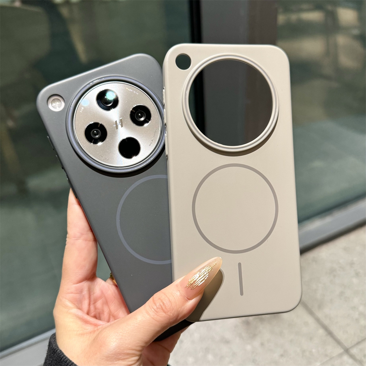 OPPOFindX8手机壳磁吸肤感薄适用