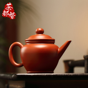 茶都督潮州黄甲荣原矿朱泥手拉壶