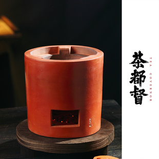 红泥小火炉室内炭火炉功夫煮茶炉炭炉副榜炉家用碳炉 童文宋纳炉