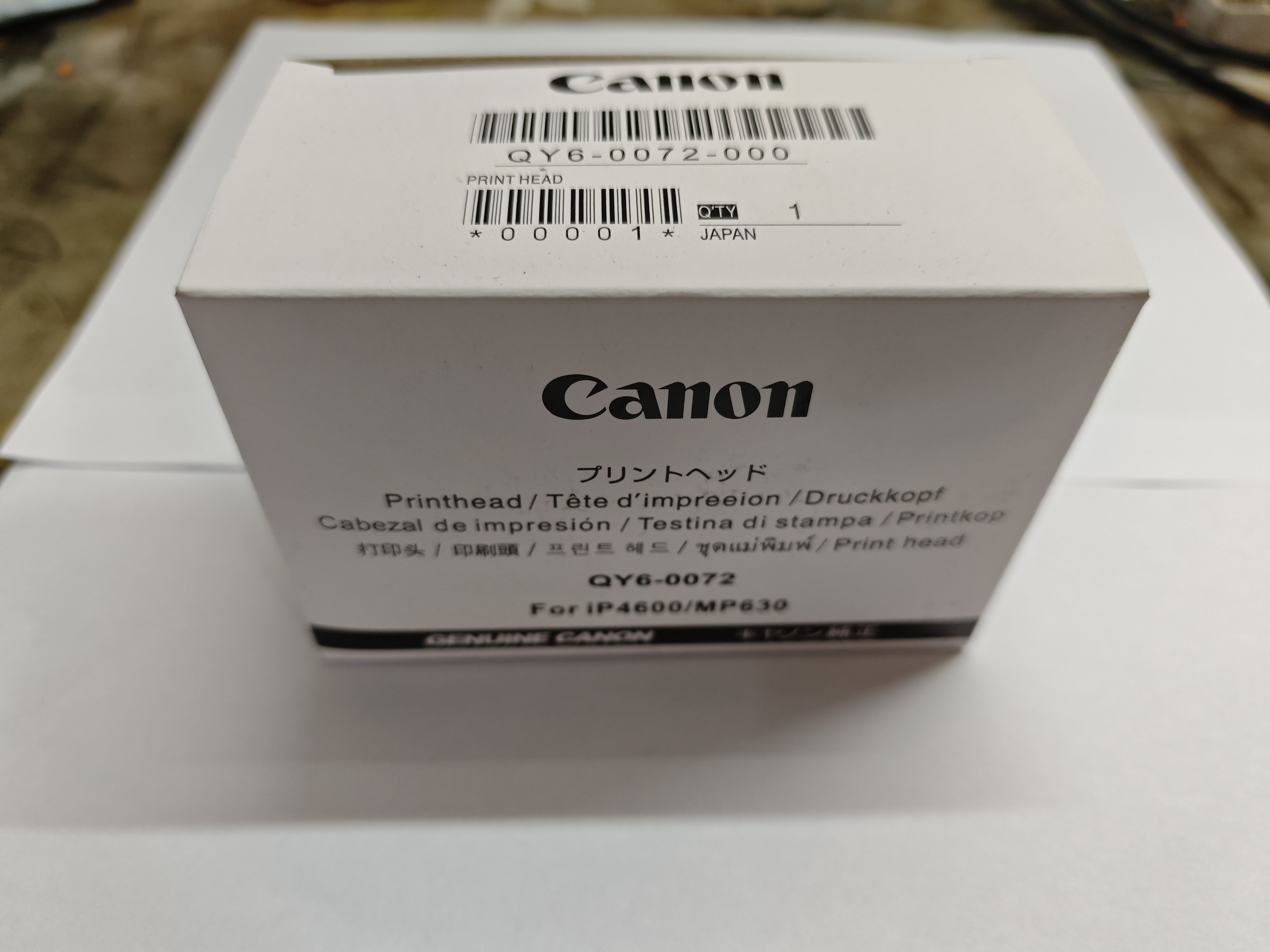 佳能Canon QY6-0072 喷头/打印头对应机型iP4600,MP630 ip4700