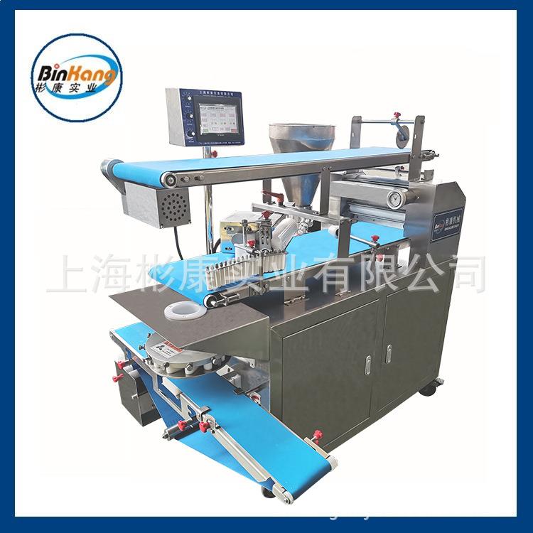 新款智能控制葱油饼机 酥皮牛肉馅饼机 不锈钢馅饼机器