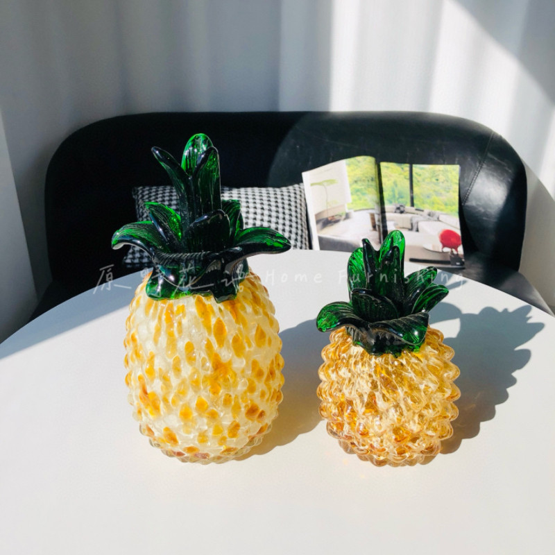 菠萝摆件客厅招财酒柜玄关轻奢高档家居办公桌面工位装饰品,家居饰品,花瓶,淘宝优惠券,粉丝福利购,淘宝优惠卷