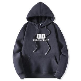 恒源祥卫衣男款2025秋冬新款加绒加厚连帽打底高端品牌青少年外穿