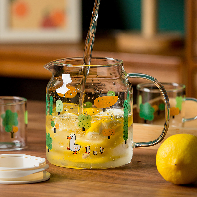 花茶壶玻璃冷水壶宅乐道耐热