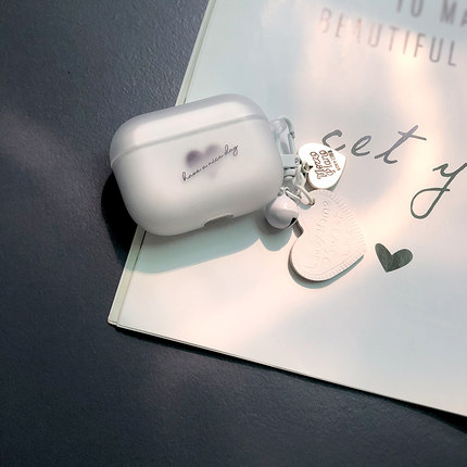 适用苹果Airpodspro3保护套磨半透明airpods4耳机壳3代耳机壳pro2耳机壳