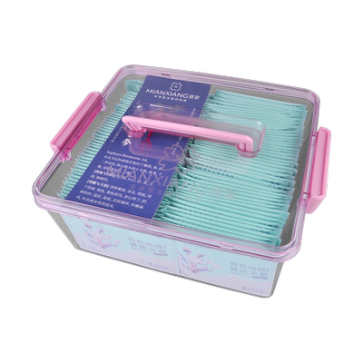 棉享医护级认证有机纯棉悬浮卫生巾透气红参养护垫组合超薄姨妈巾