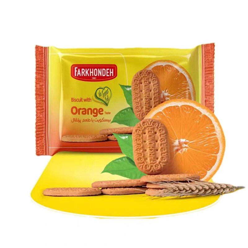 芙瑞达橙子味卡布奇诺味椰子味可可酥性饼干独立包装进口休闲零食