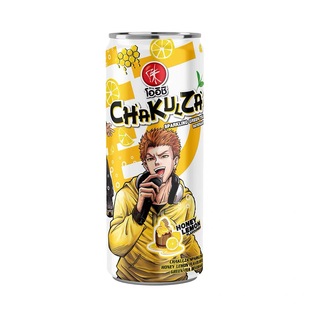 泰国原装进口味牌蜂蜜柠檬葡萄气泡绿茶饮料320ml