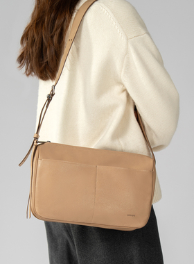 RABEANCO桦碧TESSERA单肩包女羊皮斜挎包简约腋下包轻便小通勤包