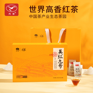 送礼 200g 农科院茶科所鸿雁英红九号浓香型英德红茶礼盒装