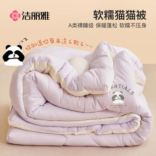 大豆纤维被子加厚保暖春秋被被芯宿舍单人棉被牛奶绒冬被四季 通用