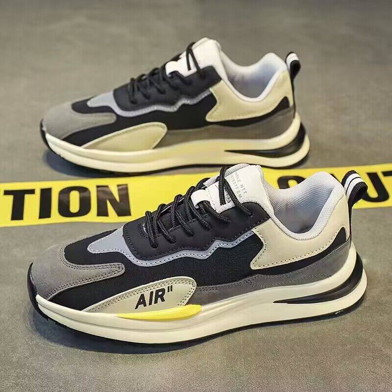 男鞋夏季新款透气鞋子男韩版潮流百搭厚底运动鞋休闲跑步老爹潮鞋