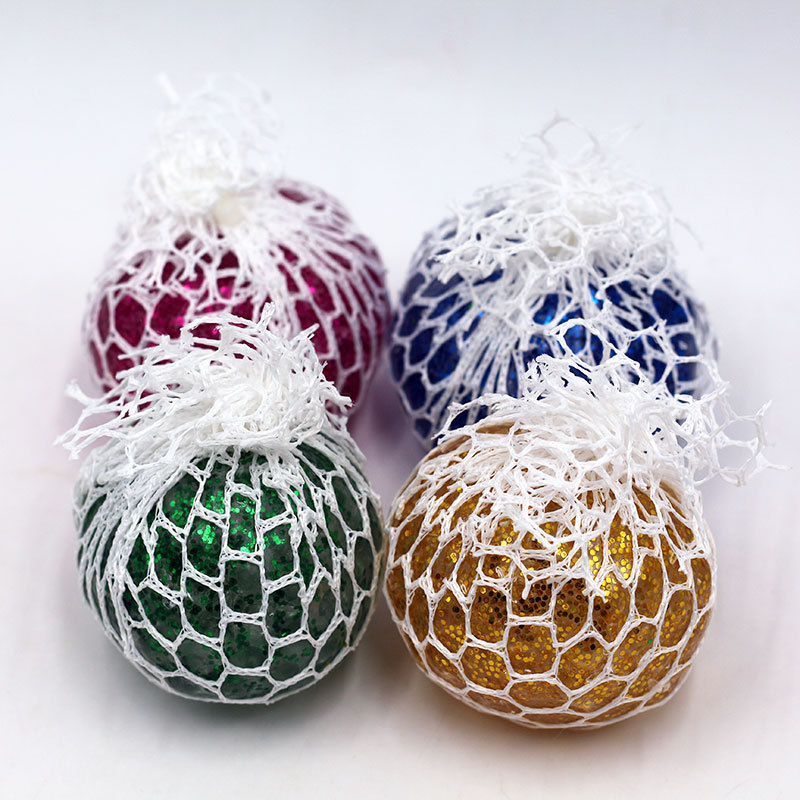 新款海洋宝宝葡萄球 手捏发泄球 捏捏乐水球抓不住玩具小礼品