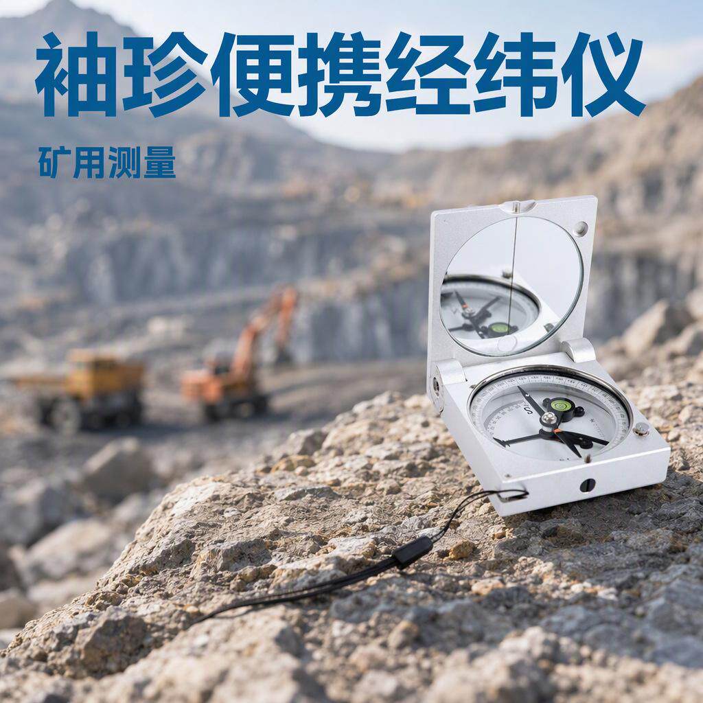 袖珍指北针矿用经纬仪 DQL-2A地质罗盘仪矿业测量仪小型矿用设备