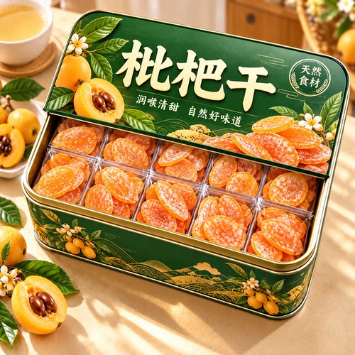 2026新货枇杷干原味天然官方旗舰店云霄竹盐枇杷干正品果干果脯