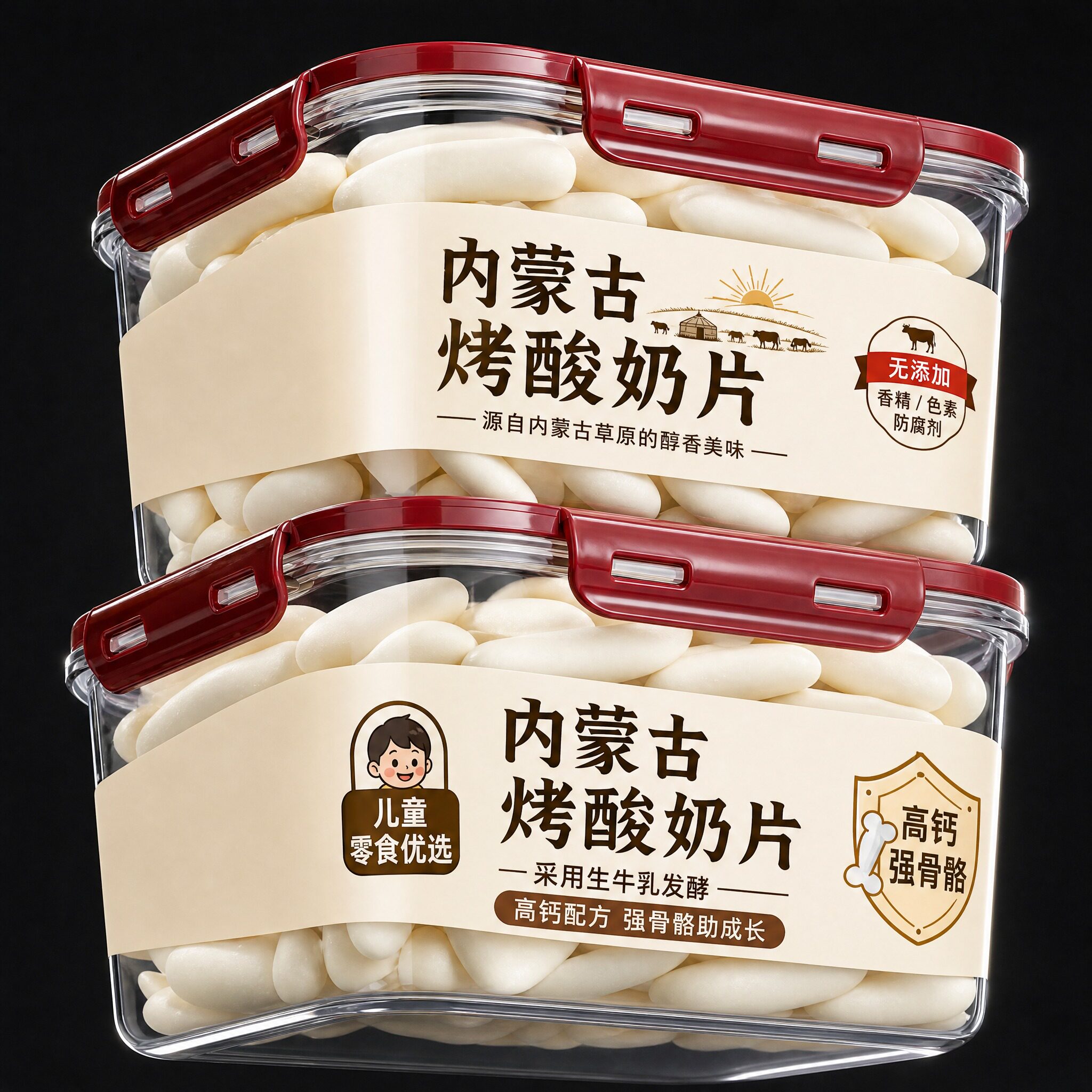 内蒙古烤酸奶脆片烤奶条官方旗舰店无糖牛奶制品儿童孕妇高钙零食图片