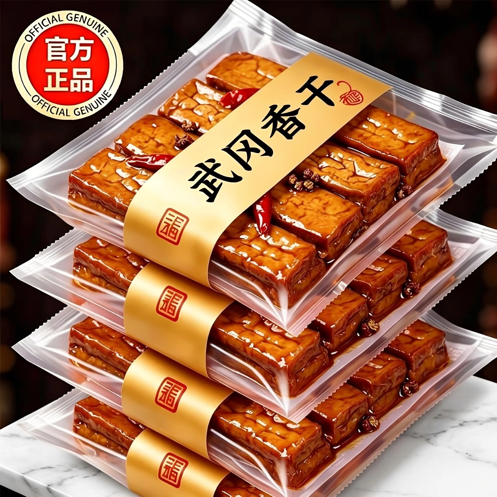 湖南武冈特产武冈豆腐干官方旗舰店香辣豆腐干攸县香干卤菜真空包