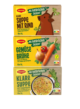 德国Maggi Klare Suppe Rind Gemüsebrühe牛肉汤素食菜汤调味粉