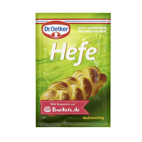 德国Dr. Oetker Hefe干酵母粉 制作面包馒头包子 泡打粉Dry Yeast