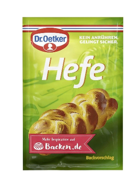 德国Dr. Oetker Hefe干酵母粉 制作面包馒头包子 泡打粉Dry Yeast