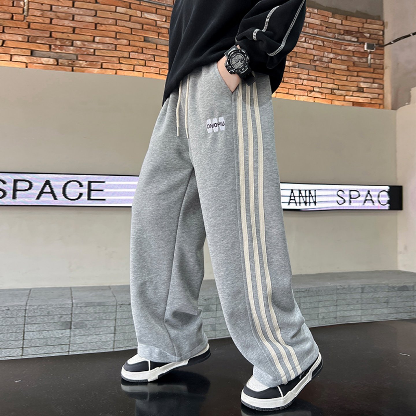 男童运动裤2026春秋款儿童装中大童时尚直筒休闲裤男孩百搭卫裤潮,童装/婴儿装/亲子装,运动裤卫裤,淘宝优惠券,粉丝福利购,淘宝优惠卷