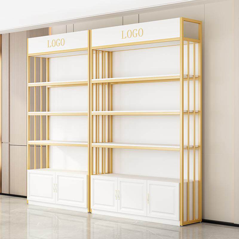 面膜展示柜化妆品货架展示架多层美甲货柜美容院产品置物架陈列柜