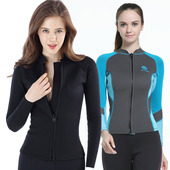 2mm潜水服男分体上衣加厚保暖湿衣女长裤 防寒冲浪服两件套游泳衣