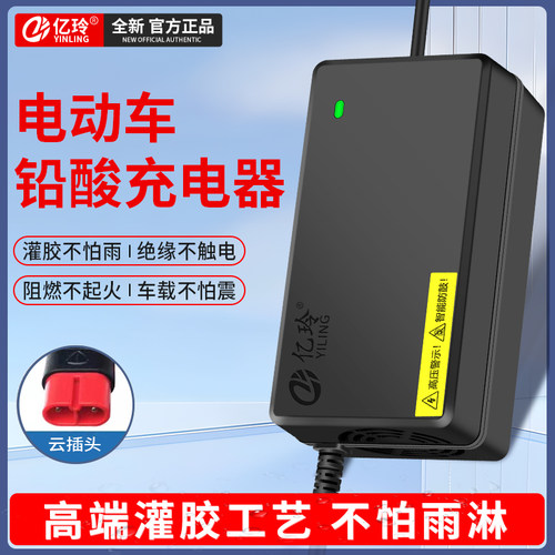 亿玲防水通用国标充电器原装智能