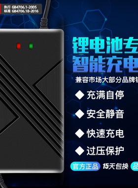 锂电池充电器60V电瓶67.2V71.4V65.7V69.4V5A专用73V伏串智能快充