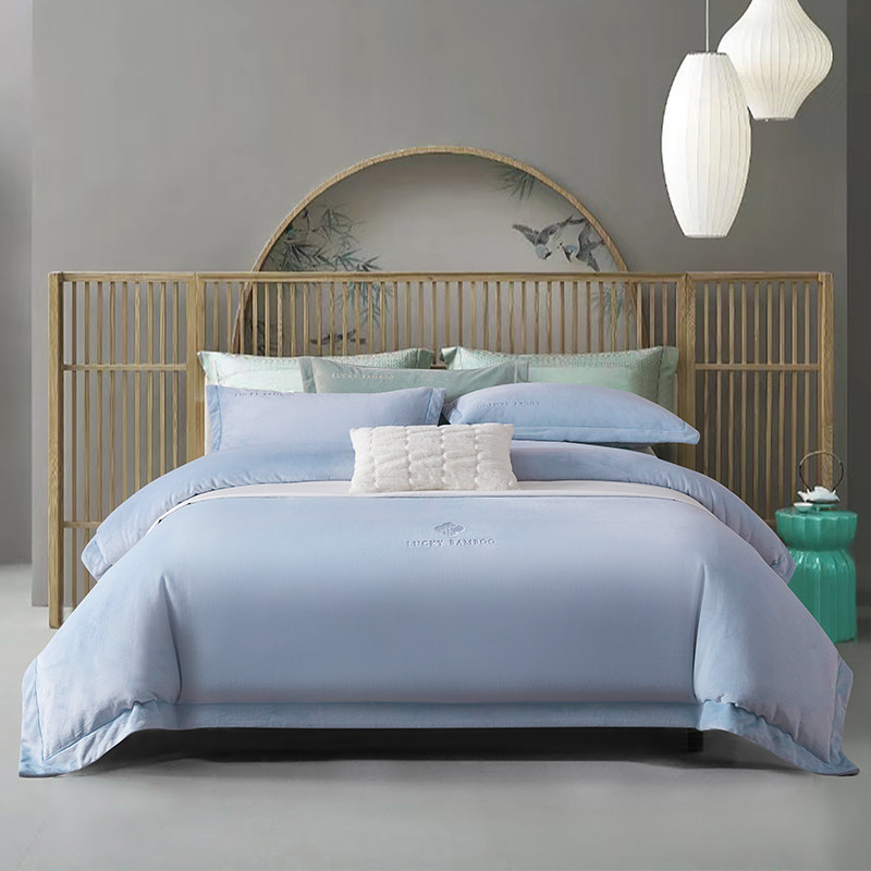 高端轻奢高级感牛奶绒四件套珊瑚绒秋冬加绒a类母婴级床单床笠款