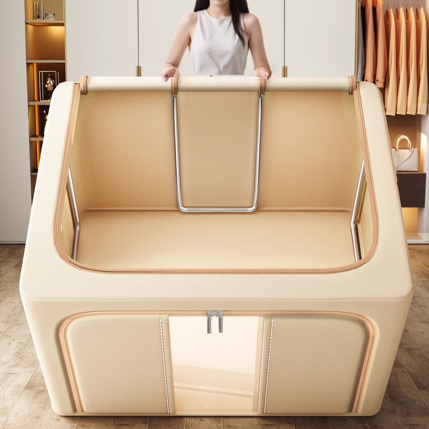 被子收纳袋家用衣柜装衣服衣物整理神器搬家打包防尘防潮储物箱子