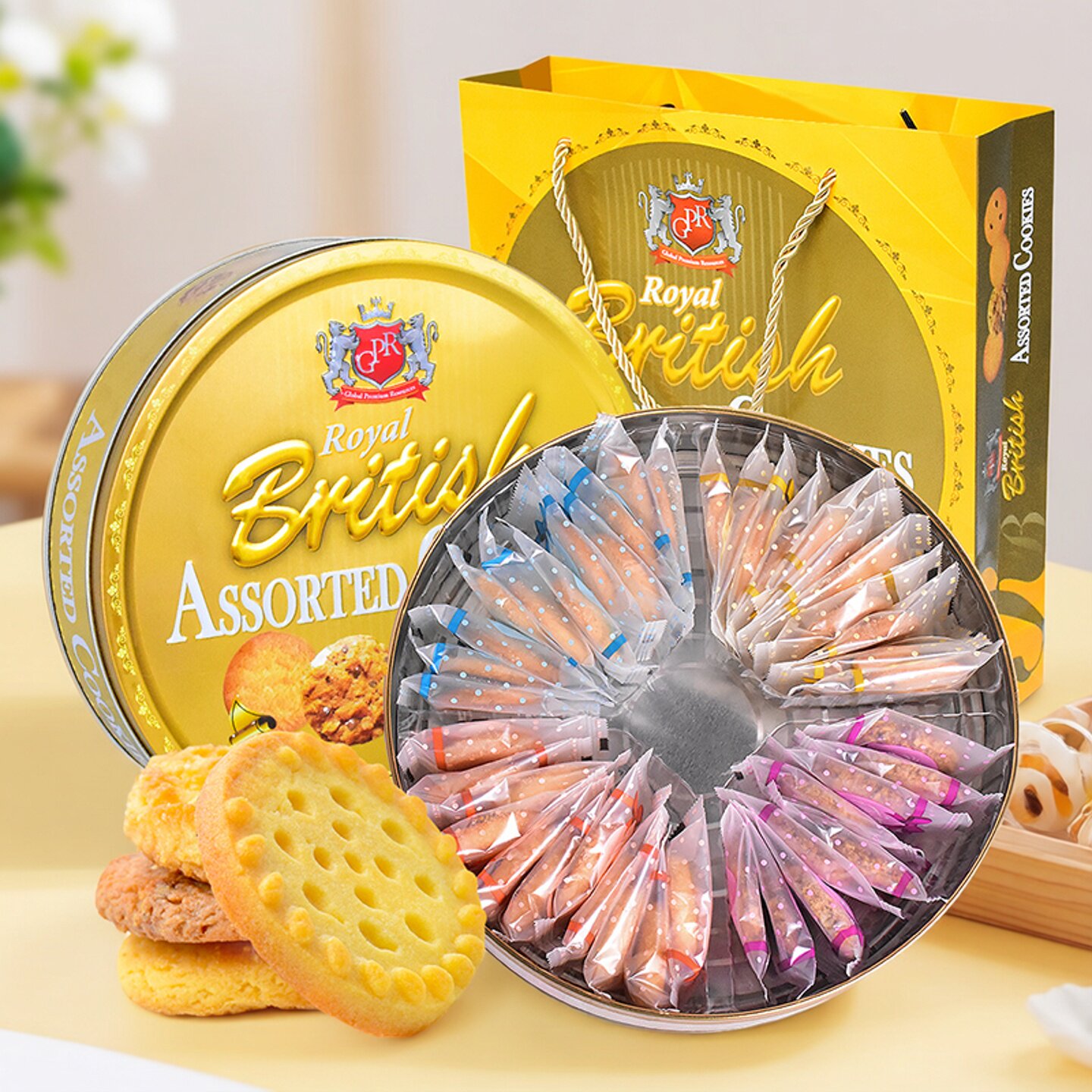 马来西亚原装进口零食精美礼品送礼GPR多口味曲奇饼干礼盒装454g