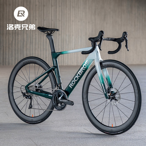 洛克兄弟T700碳纤维公路车碟刹