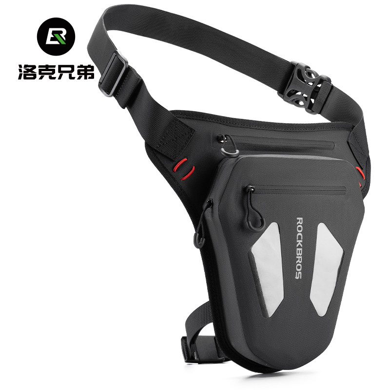 洛克兄弟摩托车腿包机车骑士腰包斜挎包男女胸挎包摩旅骑行装备