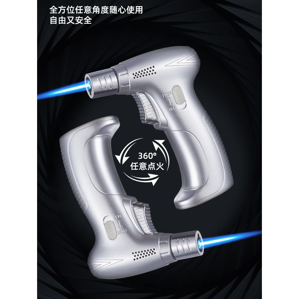 高温手持焊枪防风打火机充气点蚊香雪茄焊接直冲喷火枪点火器家用