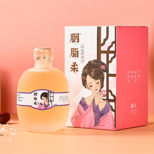 胭脂柔纯发酵糯米酒-酒拾烤肉沁甜米酿-低度数微醺少女心单支礼盒