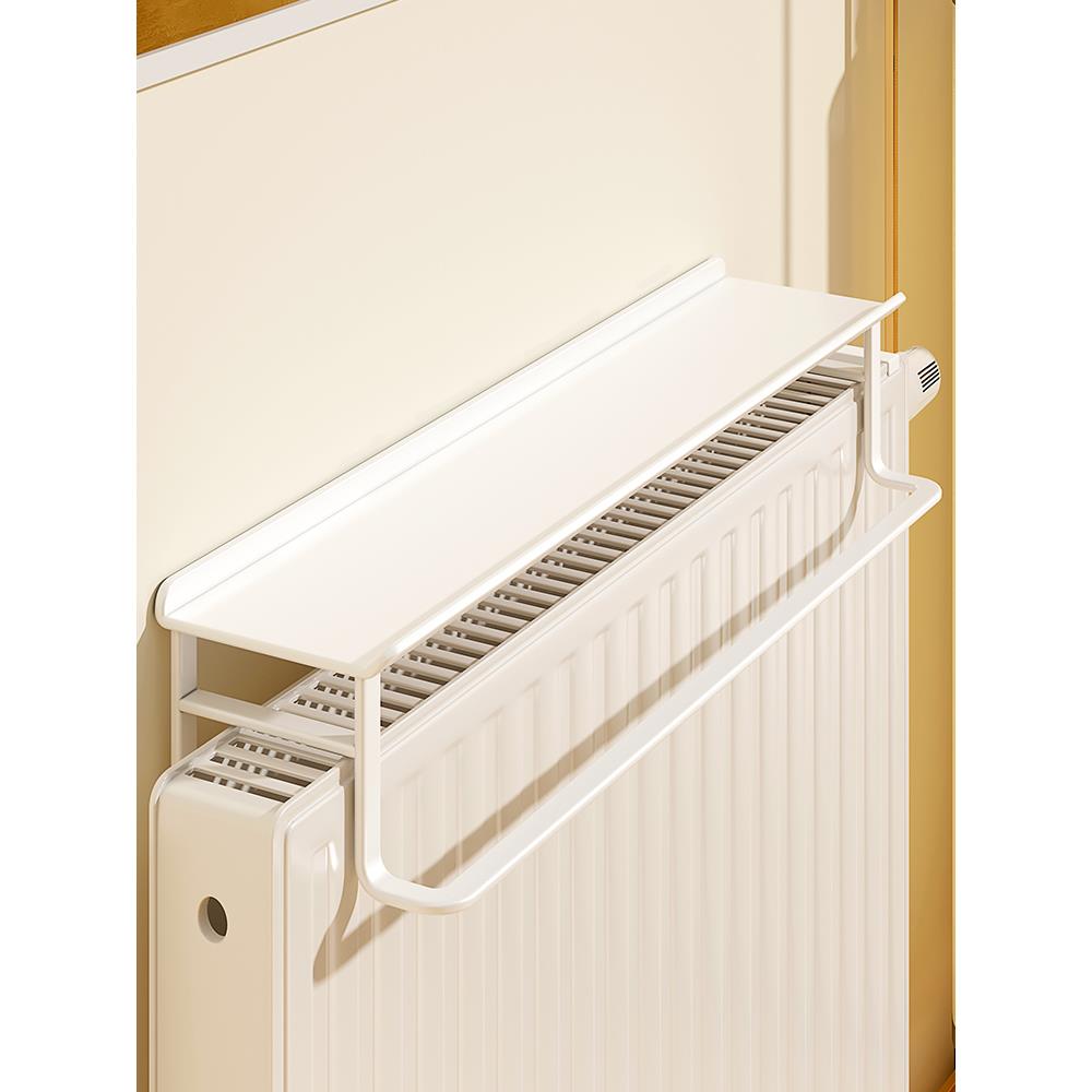 暖气片晾衣架暖气管上方置物架家用毛巾凉衣鞋袜烘干晾晒架放置架