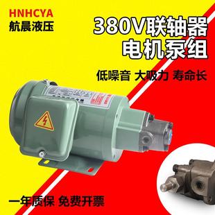 液压泵齿轮润滑油泵TOP 小型电动机床三角泵油泵电机380V220V 12A